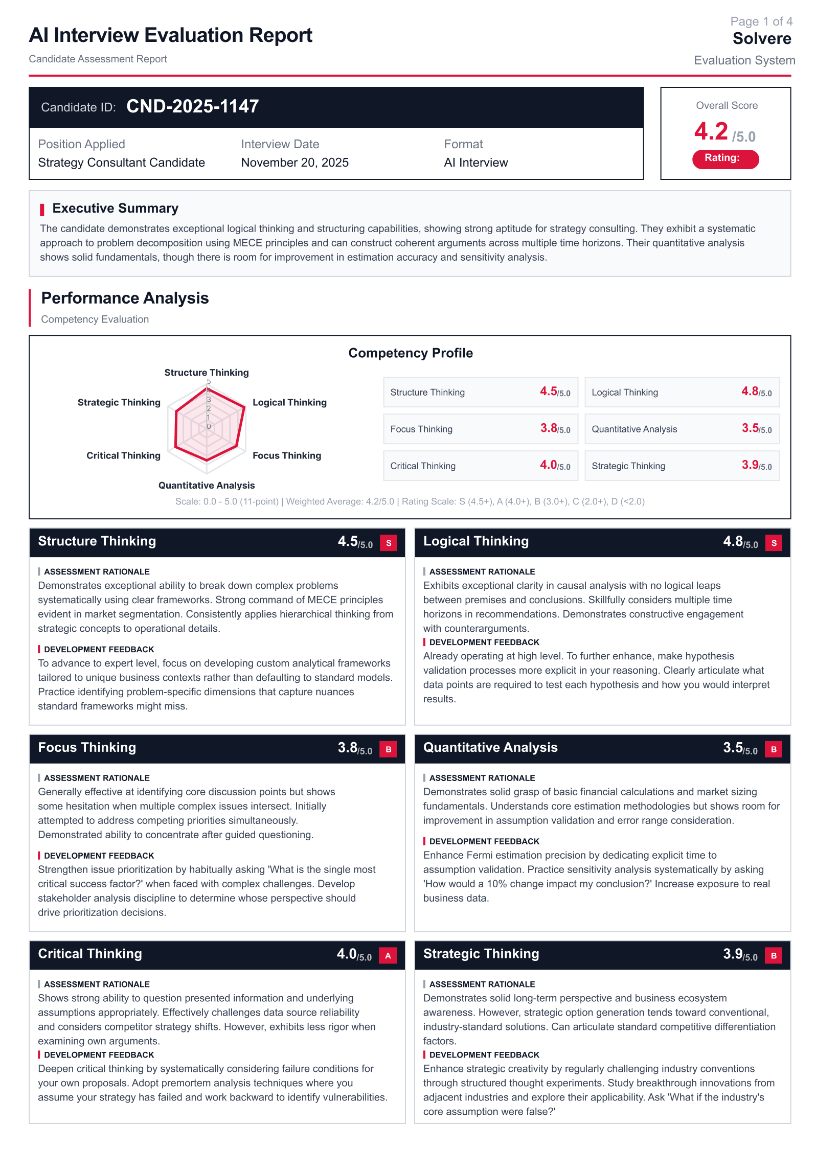 AI Interview Evaluation Report